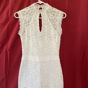 Bebe White Romper/Jumpsuit